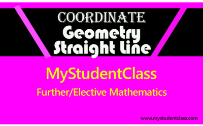 Coordinate Geometry – Straight Lines