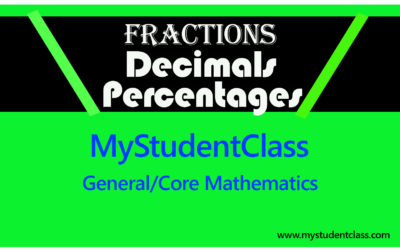 Fractions, Decimals and Percentages